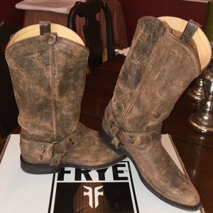 Frye Wyatt Harness boots